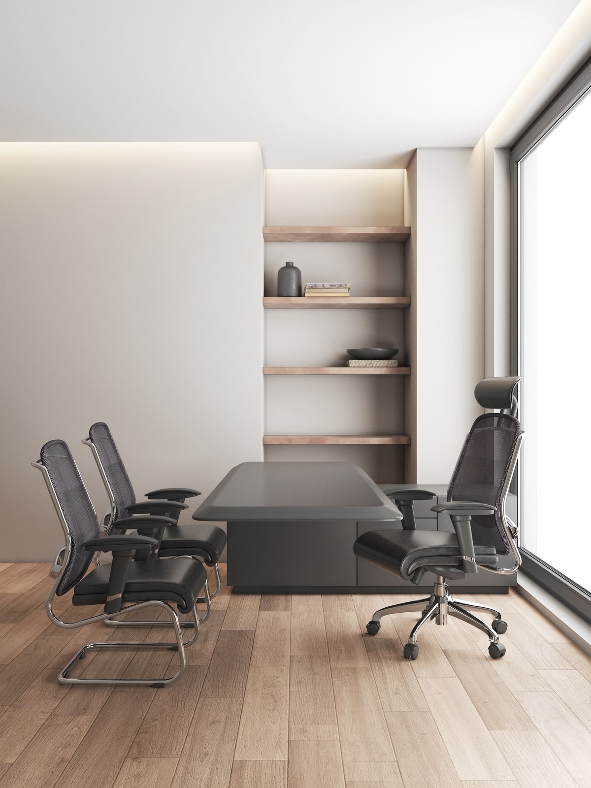 Sala de reuniones de estilo empresarial